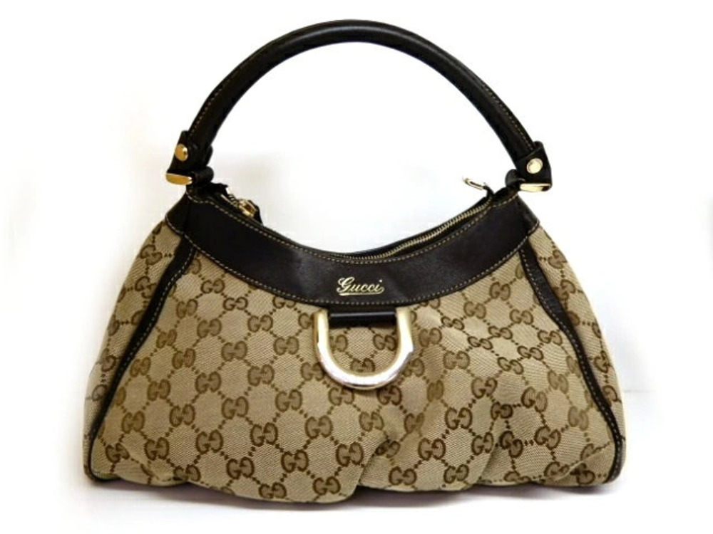 Gucci bag Hobo GG canvas calfskin